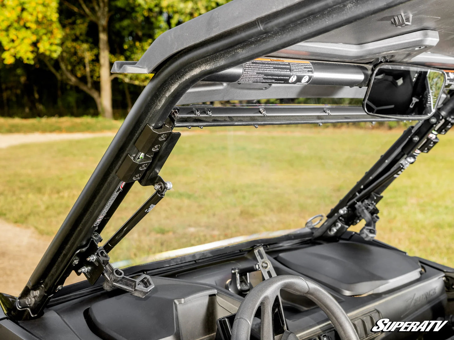 SuperATV - CFMOTO ZForce 950 Trail Flip Windshield