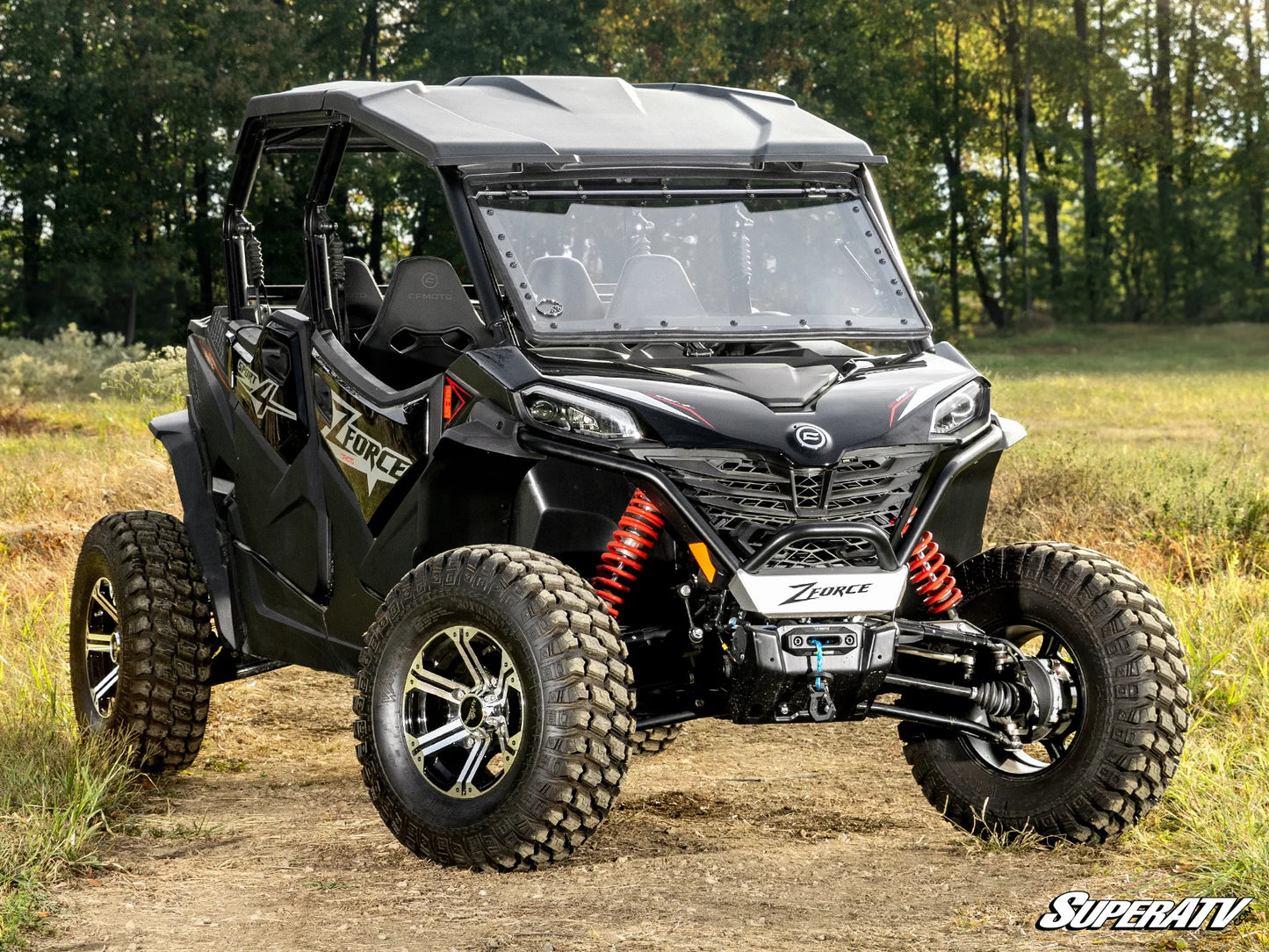SuperATV - CFMOTO ZForce 800 Trail Flip Windshield
