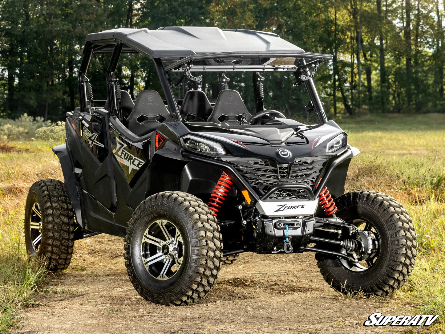SuperATV - CFMOTO ZForce 950 Trail Flip Windshield