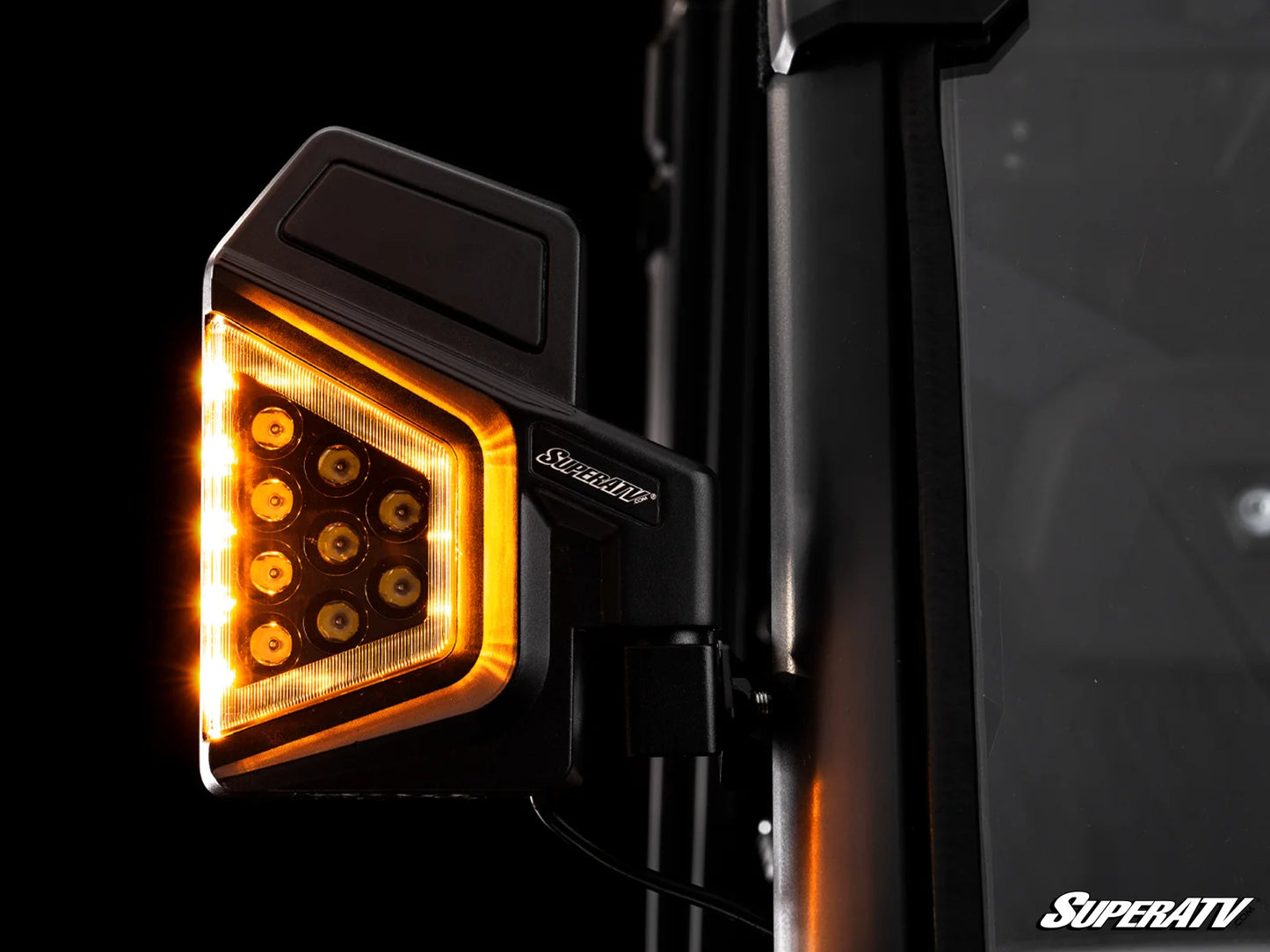 SuperATV - Can-Am Dual Section LED Side-View Mirrors