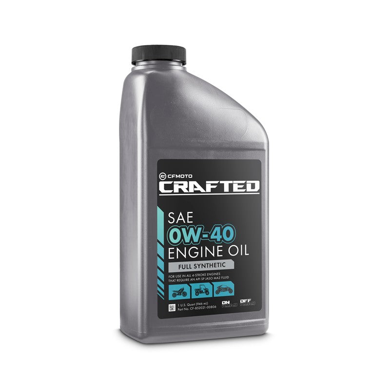 CFMOTO CRAFTED - 0W-40 Full Synthetic Engine Oil, 1 Quart