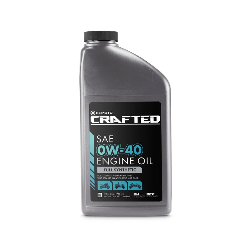 CFMOTO CRAFTED - 0W-40 Full Synthetic Engine Oil, 1 Quart