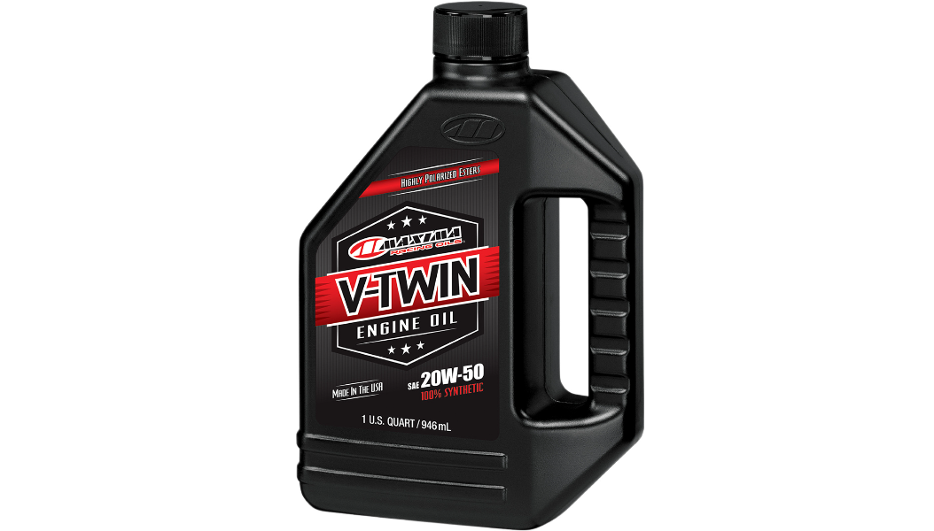 MAXIMA RACING OIL - V-Twin Synthetic Oil - 20W-50 - 1 U.S. quart