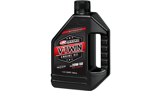 MAXIMA RACING OIL - V-Twin Synthetic Oil - 20W-50 - 1 U.S. quart