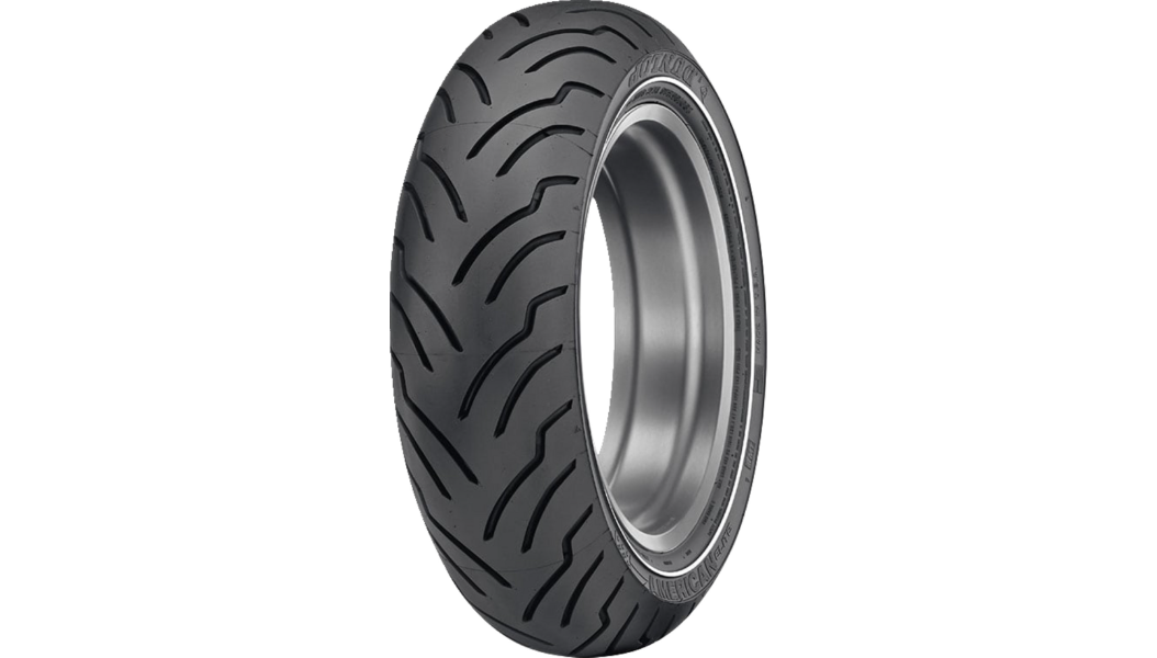 Dunlop - Tire - American Elite - Rear - MT90B16 - Narrow Whitewall - 74H