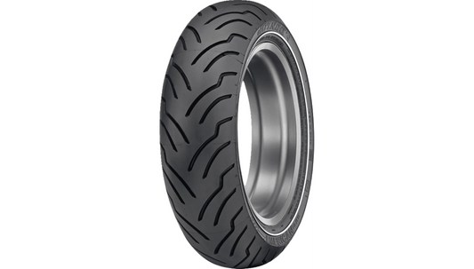 Dunlop - Tire - American Elite - Rear - MT90B16 - Narrow Whitewall - 74H