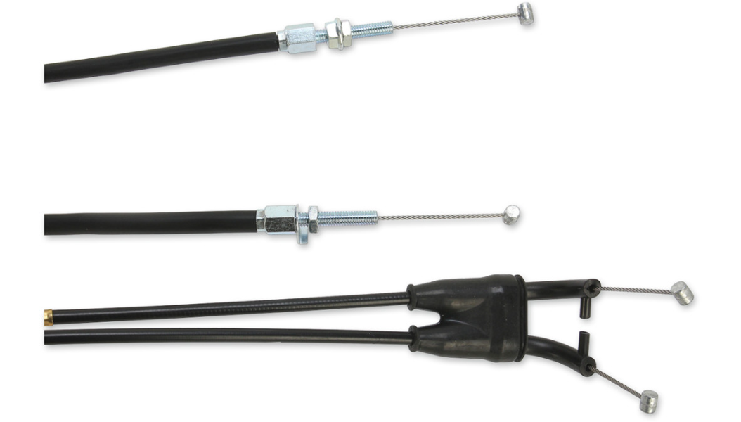 MOOSE OFFROAD - Black Vinyl Throttle Cable - 33-1/2" - Kawasaki