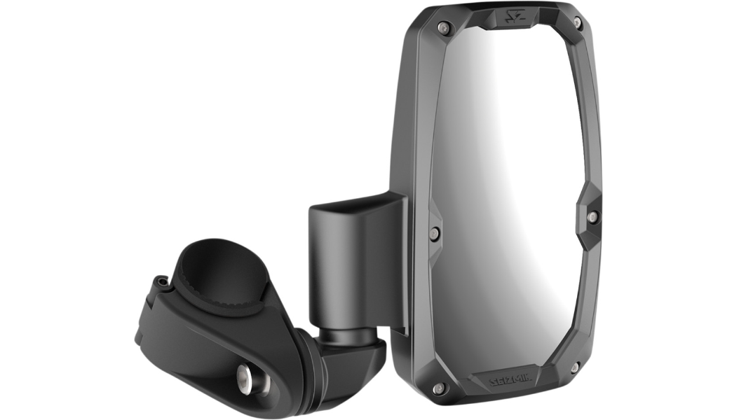 SEIZMIK -  Embark - Side View Mirrors - Rectangle - Black - 1.75" ROPS - Pair