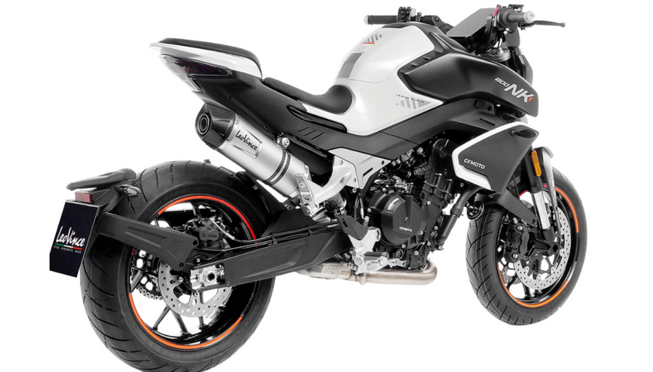 LEOVINCE - CFMOTO 800NK - LV One EVO Slip-On Muffler -SILVER