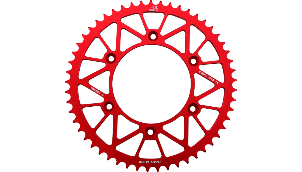 JT Sprockets - Rear Sprocket - Red - 53 Tooth - Beta/Honda