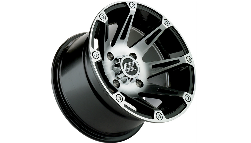 Moose Offroad - Wheel - 387X - Machined Black - 14x8 - 4/110 - 2+6