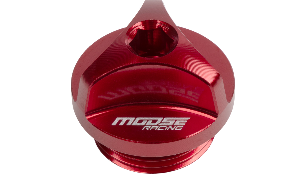 Moose Offroad - Oil Filter Plug - Red - Beta