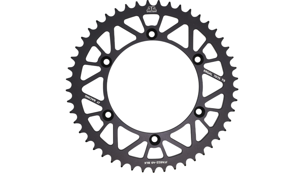 JT Sprockets - Rear Sprocket - 520 - Black - 49 Tooth - Beta/Gas Gas/Husqvarna/Suzuki