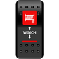 Moose Offroad - Rocker Switch -Winch - Red