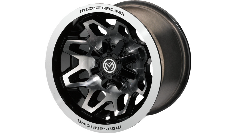 Moose Offroad - Wheel - 416X - Machined Black - 14x8 - 4/110 - 4+4