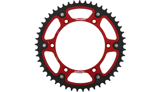 Supersprox - Stealth Rear Sprocket - 49-Tooth - Red - Beta/Husqvarna/Sherco+
