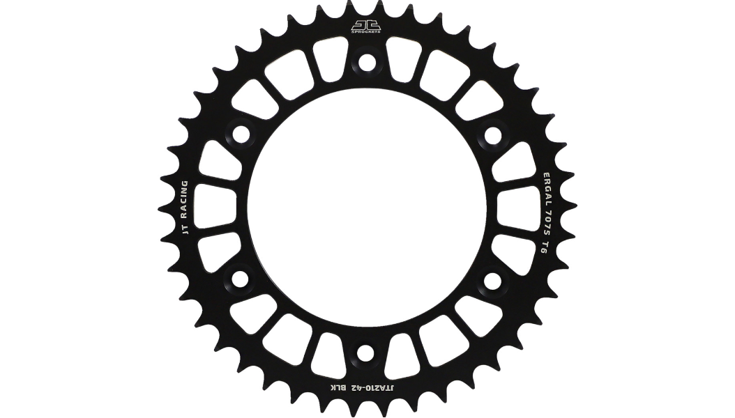 JT Sprockets - Rear Sprocket - Black - 42 Tooth - Beta/Honda