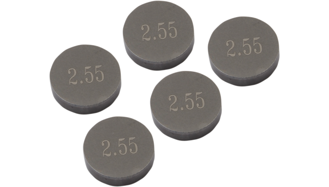 Prox - Valve Shim - 10.00 mm x 2.55 mm - 5 pack - Beta/Husaberg/KTM