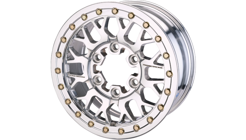 Moose Offroad - Wheel - 346X - Beadlock/5 Lug - Silver - 15x7 - 5/4.5 - 5+2