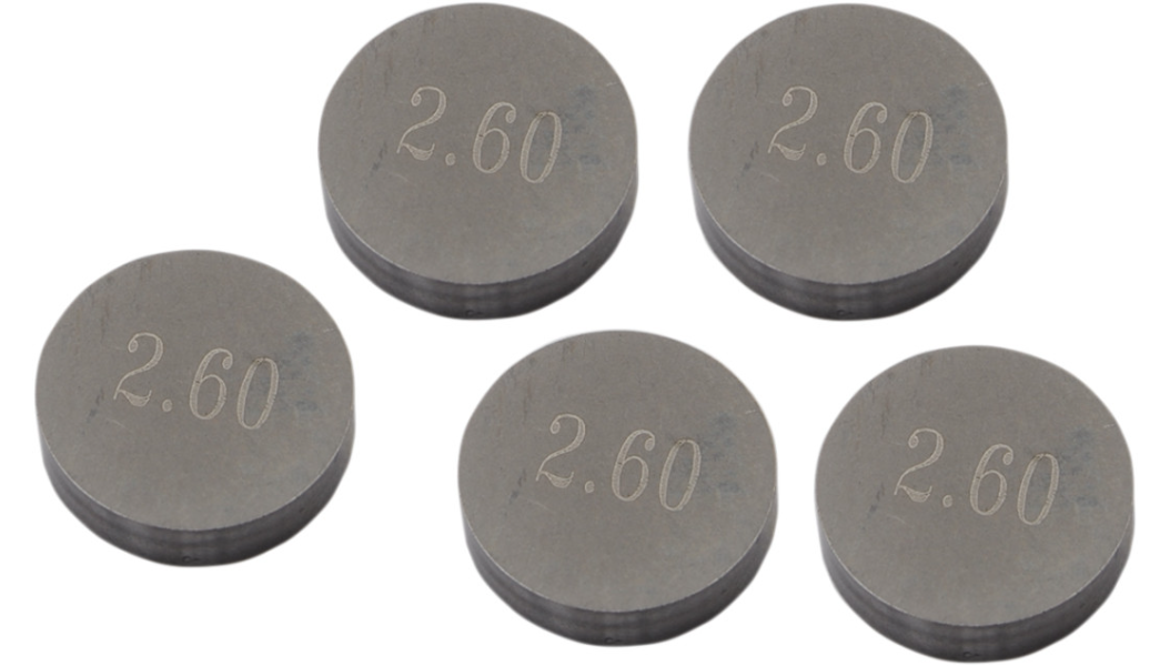 Prox - Valve Shim - 10.00 mm x 2.60 mm - 5 pack - Beta/Husaberg/KTM