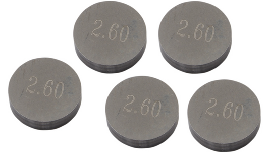 Prox - Valve Shim - 10.00 mm x 2.60 mm - 5 pack - Beta/Husaberg/KTM