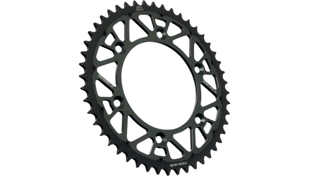 JT Sprockets - Steel Rear Sprocket - Graphite - 48 Tooth - Beta/Honda