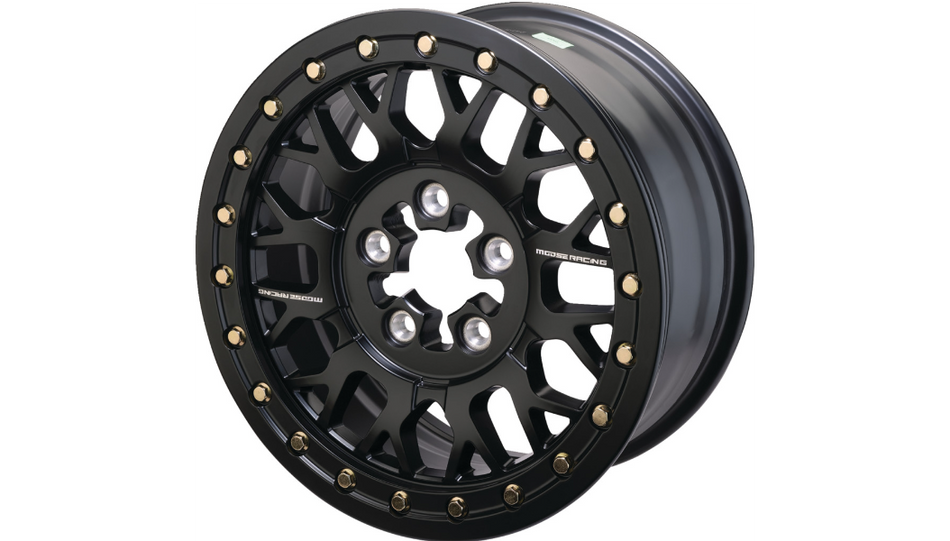 Moose Offroad - Wheel - 346X - Beadlock/5 Lug - Black - 15x7 - 5/4.5 - 5+2