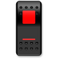 Moose Offroad - Rocker Switch - On/Off - Red