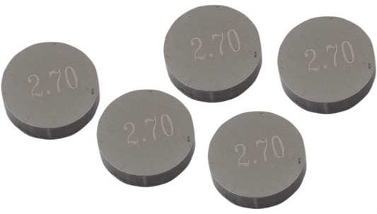 Prox - Valve Shim - 10.00 mm x 2.70 mm - 5 pack - Beta/Husaberg/KTM