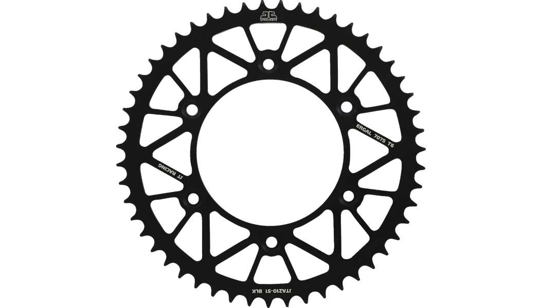 JT Sprockets - Rear Sprocket - Black - 51 Tooth - Beta/Honda