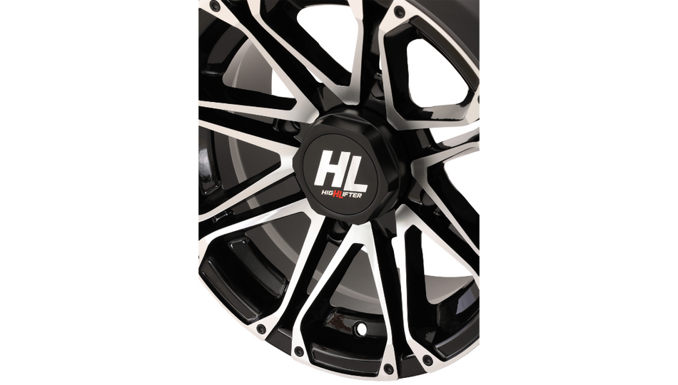 High Lifter - Wheel - HL3 - Gloss Black w/Machined - 14x7 - 4/110 - 4+3 (+10 mm)
