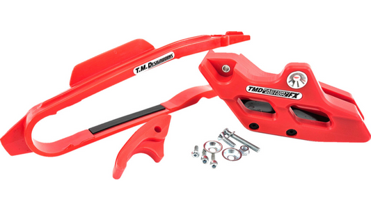 T.M. DESIGNWORKS - Chain Guide/Slider - Red - Beta