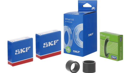 SKF - Wheel Bearings with Spacers/Seals Kit - Rear - Beta