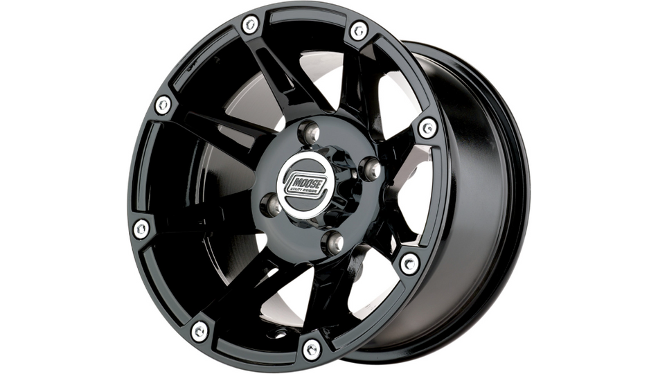 Moose Offroad - Wheel - 387X - Black - 14x8 - 4/110 - 4+4