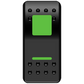 Moose Offroad - Rocker Switch - On/Off - Green