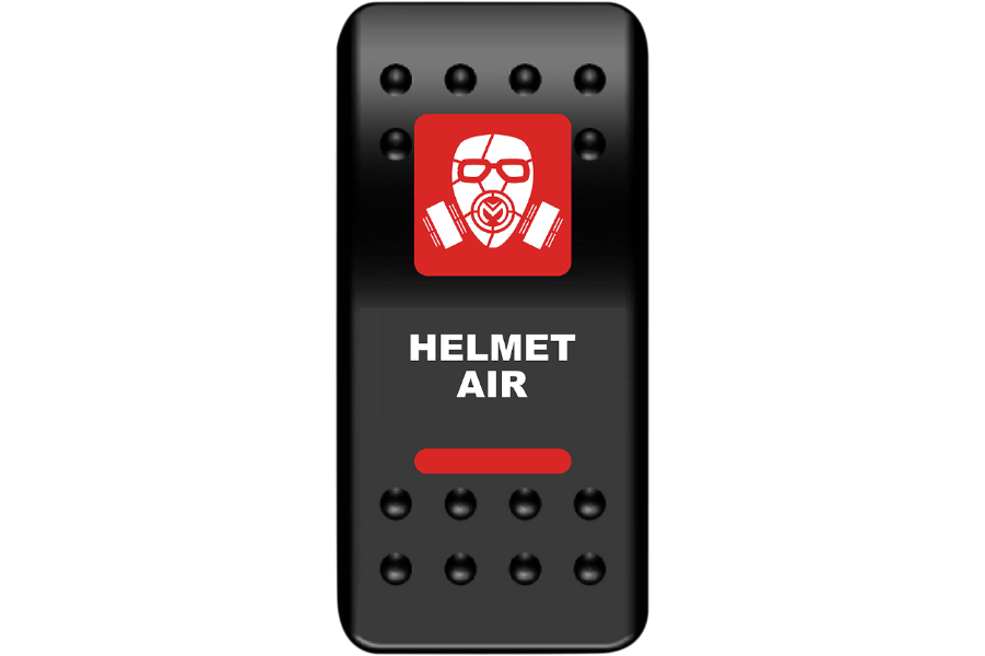 Moose Offroad - Rocker Switch - Helmet Air - Red