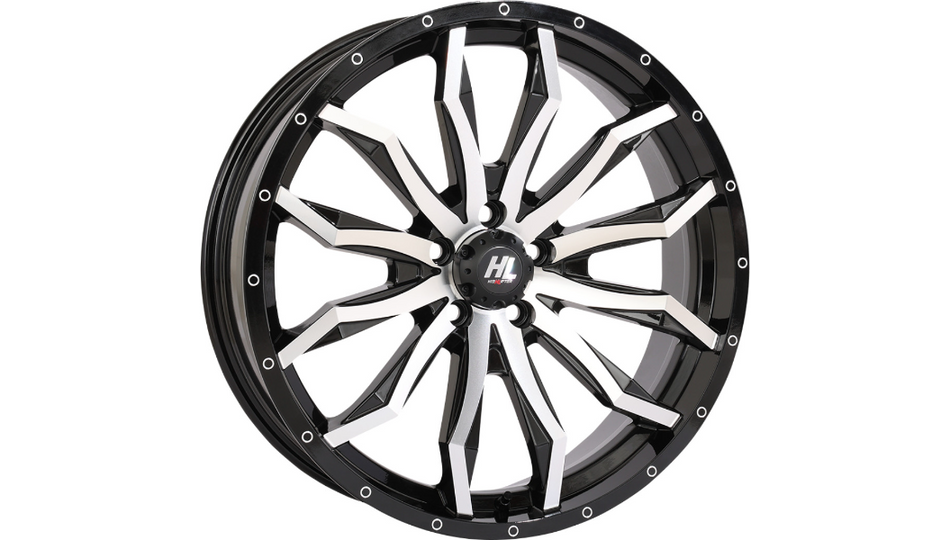 High Lifter - Wheel - HL21 - Gloss Black w/Machined - 20x7 - 5/4.5 - 4+3 (+10 mm)