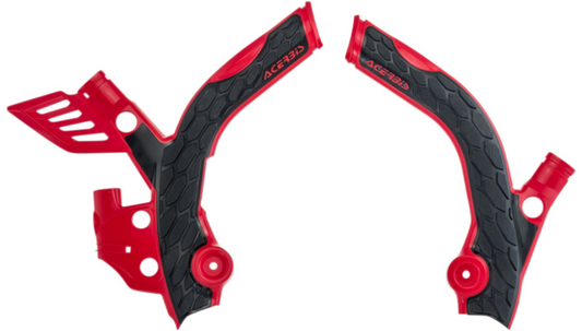 Acerbis - X-Grip Frame Guards - Red/Black - Beta '13-'19