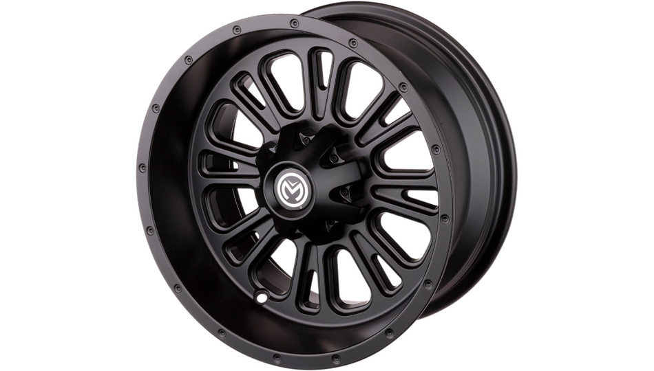 Moose Offroad - Wheel - 399X - Black - 12x7 - 4/110 - 4+3