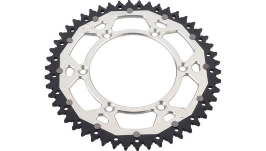 Moose Offroad - Dual Sprocket - 48 Tooth - Silver - Gas Gas/Suzuki/Beta
