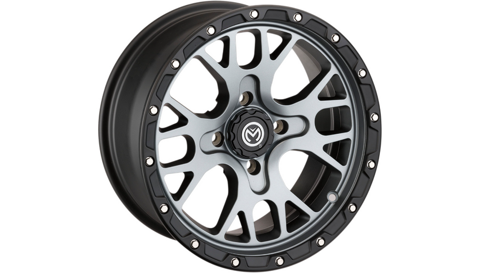 Moose Offroad - Wheel - 545X - Front/Rear - Gray - 14x7 - 4/110 - 4+3