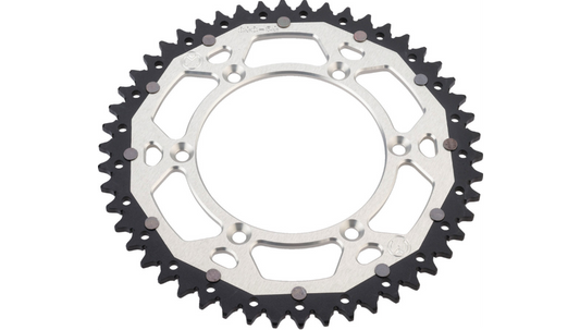 Moose Offroad - Dual Sprocket - Silver - 49 Tooth - Beta/Gas Gas/Suzuki