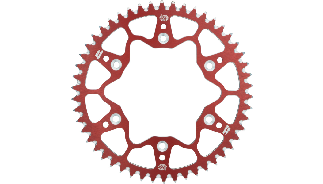 Moto-Master - 7075 Aluminum Rear Sprocket - 49 Tooth - Red - Beta/Gas Gas/Husqvarna+