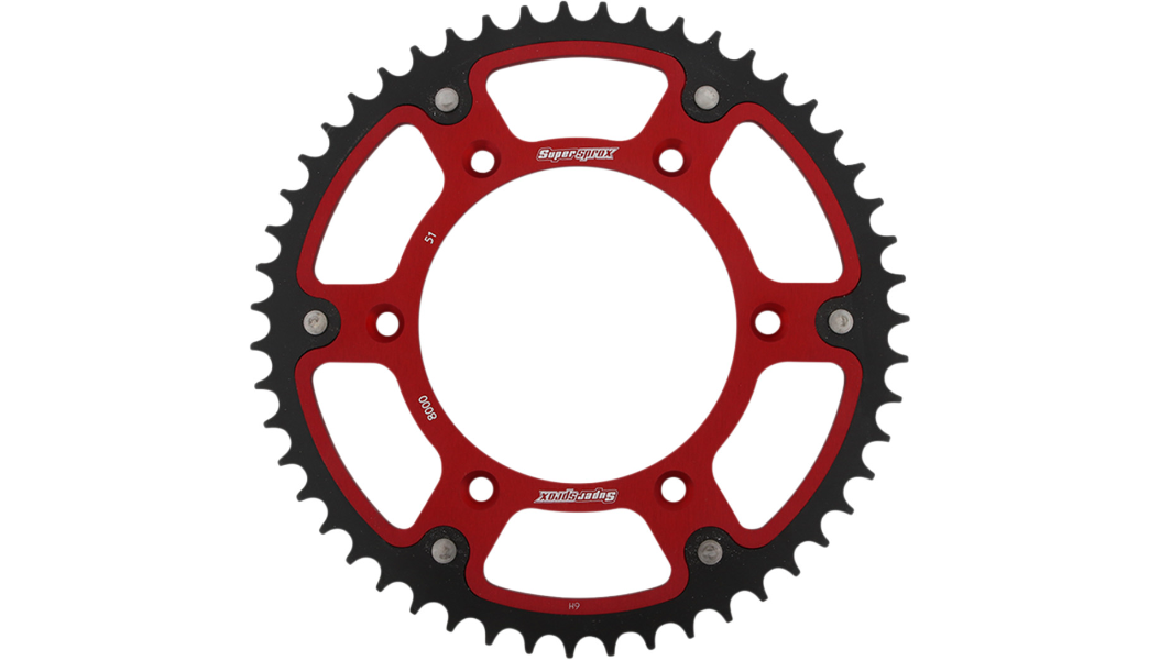 Supersprox - Stealth Rear Sprocket - 51 Tooth - Red - Beta