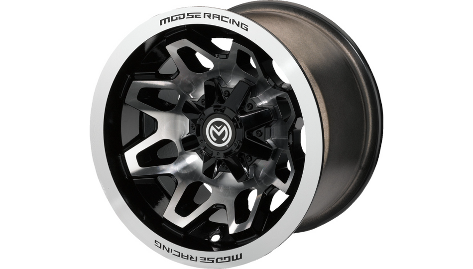 Moose Offroad - Wheel - 416X - Machined Black - 12x7 - 4/110 - 4+3