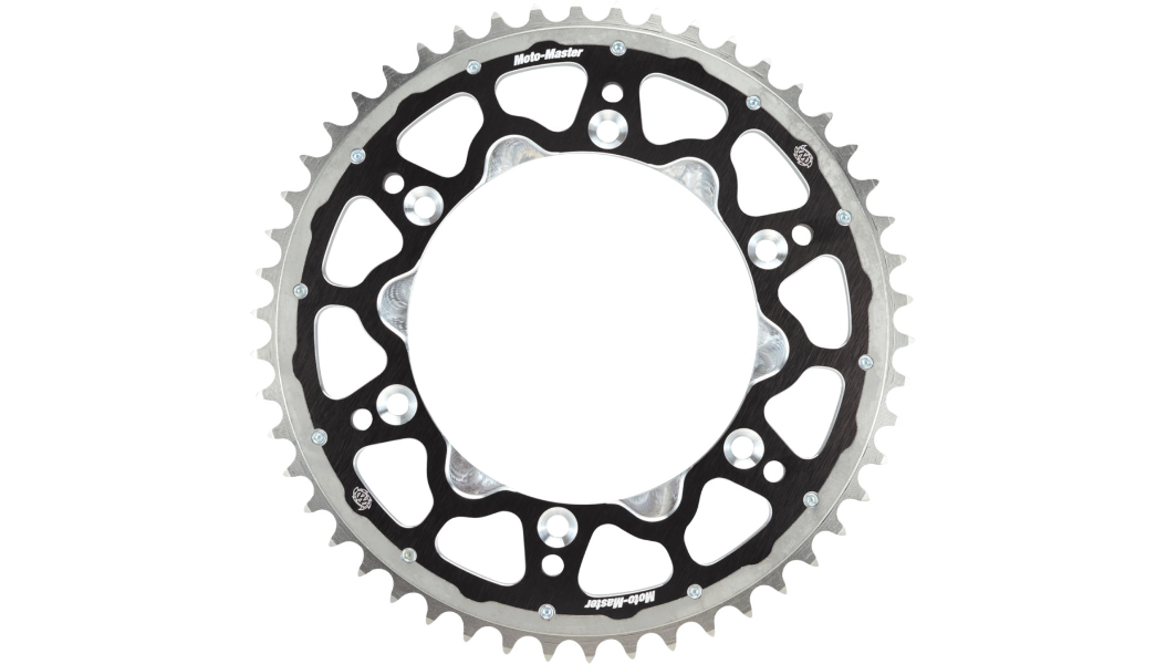 Moto-Master - Fusion Series Dual Ring Rear Sprocket - 48 Tooth - Black - Beta/Gas Gas/Husqvarna+
