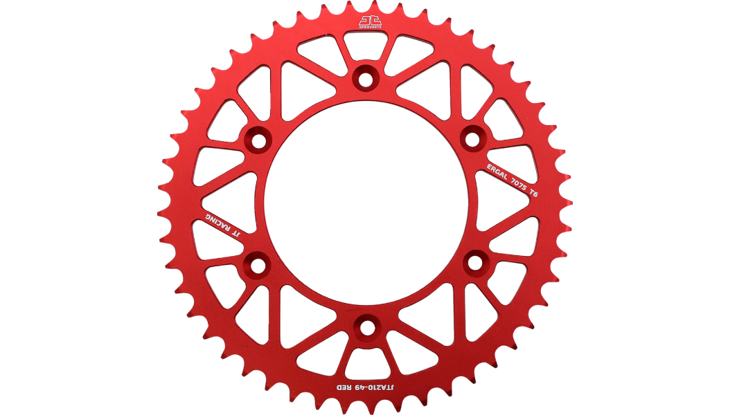 JT Sprockets - Rear Sprocket - Red - 49 Tooth - Beta/Honda