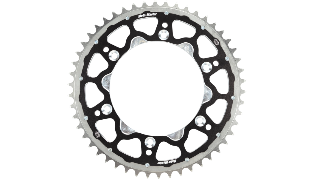 Moto-Master - Fusion Series Dual Ring Rear Sprocket - 51 Tooth - Black - Beta/Gas Gas/Husqvarna+