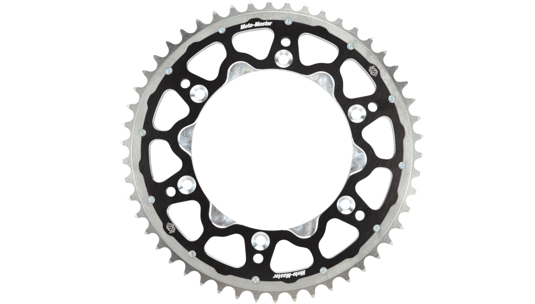 Moto-Master - Fusion Series Dual Ring Rear Sprocket - 52 Tooth - Black - Beta/Gas Gas/Husqvarna+