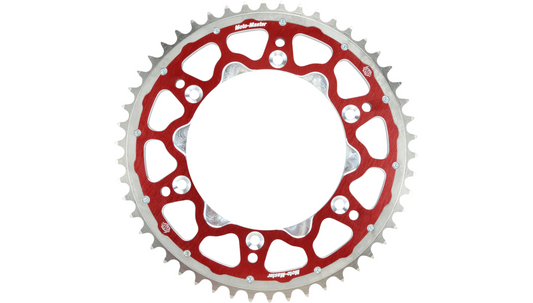 Moto-Master - Fusion Series Dual Ring Rear Sprocket - 48 Tooth - Red - Beta/Gas Gas/Husqvarna+